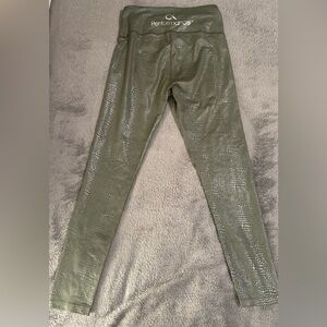 Calvin Klein Performance Green High-Waist Leggings